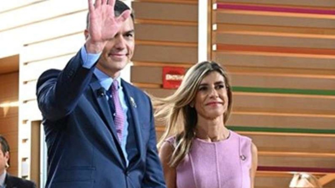Pedro Sanchez dan Maria Begona Gomez Fernandez 