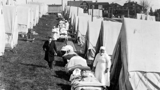 Pandemi influenza di tahun 1918.