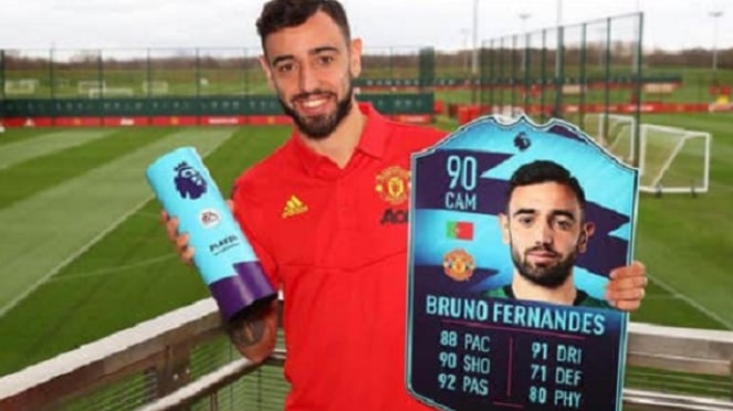 Gelandang Manchester United, Bruno Fernandes