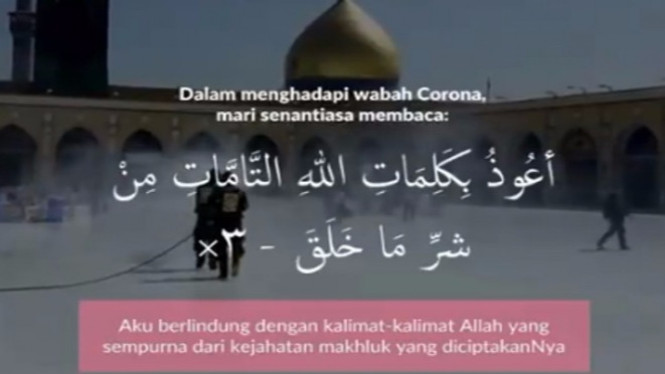 Doa Corona (Twitter PBNU)