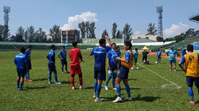 Latihan Persib Bandung.