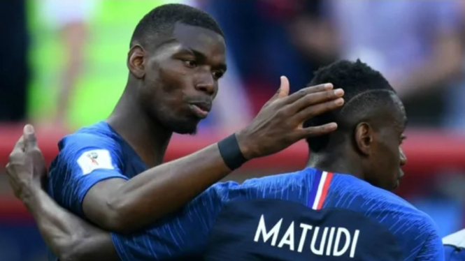 Paul Pogba bersama Blaise Matuidi