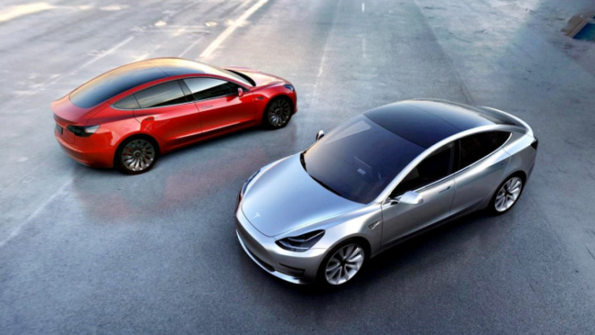 Mobil listrik Tesla. (FOTO: Tesla Motors)
