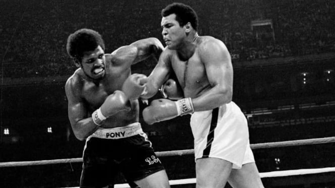 Duel Leon Spinks vs Muhammad Ali.