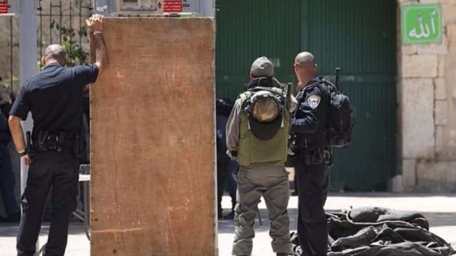 Polisi Israel tutup Masjid Al Aqsa.