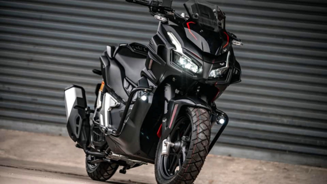  ADV  150 Dirombak Bergaya Motor  Batman Sangar Abis 