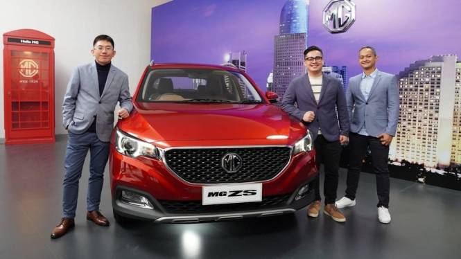 Mobil SUV MG ZS diperkenalkan secara virtual di Indonesia