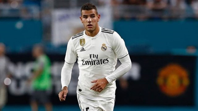 Theo Hernandez saat masih bermain di Real Madrid