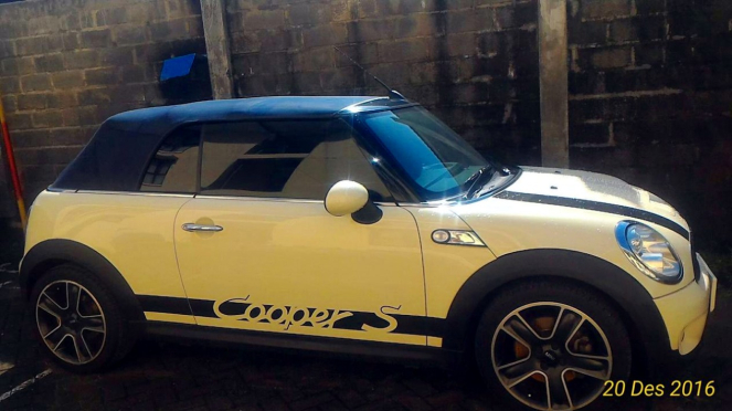 MINI Cooper hasil sitaan yang akan dilelang KPK