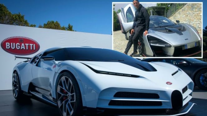 Mobil baru super keren Cristiano Ronaldo, Bugatti Centodieci