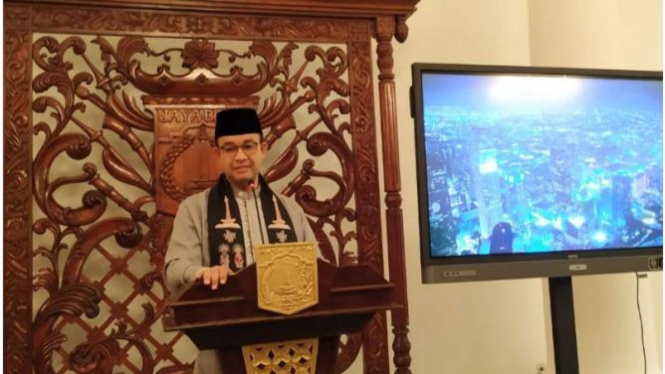 Ilustrasi Gubernur DKI Jakarta Anies Baswedan