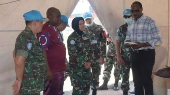 VIVA Militer: Perwakilan WHO kunjungi prajurit TNI di Republik Demokratik Kongo