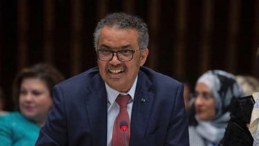 世界保健機関のエイリアス局長、博士Tedros Adhanom Ghebreyes