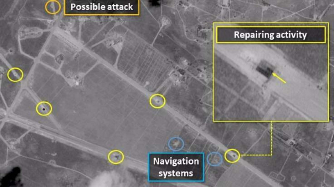 VIVA Militer: Kondisi Bandara Suriah setelah dibombardir Israel.