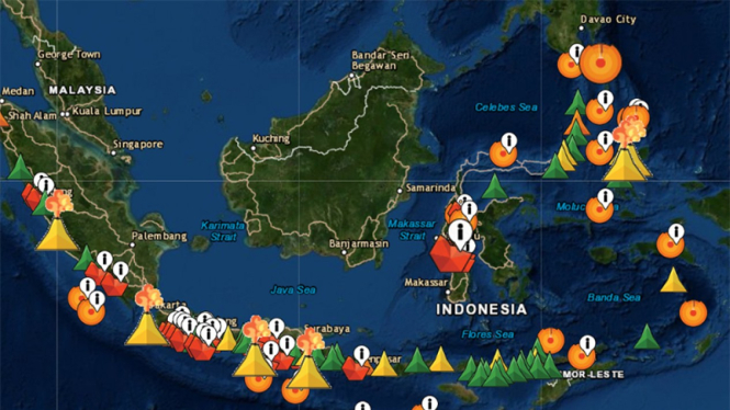 Aktifitas Gunung Berapi di Indonesia