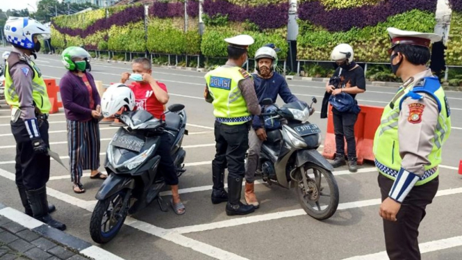 Pemberlakuan PSBB di Jakarta. (Foto ilustrasi)