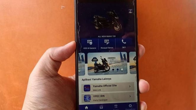 Aplikasi untuk pemilik sepeda motor Yamaha di Tanah Air