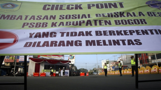 Penerapan PSBB di Bogor, Depok, Bekasi