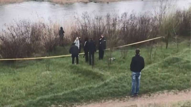 Lokasi temuan bagian tubuh mayat wanita dibunuh pacarnya di Ukraina