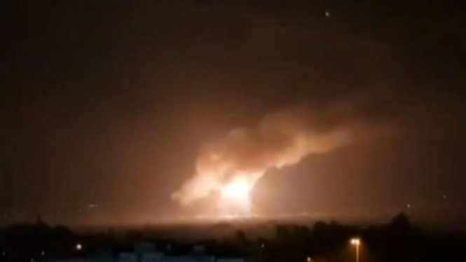 VIVA Militer: Serangan udara militer Israel ke Provinsi Homs, Suriah
