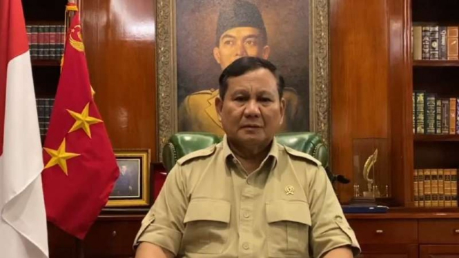 Ketua Umum Dewan Pimpinan Pusat Partai Gerindra, Parabowo Subianto