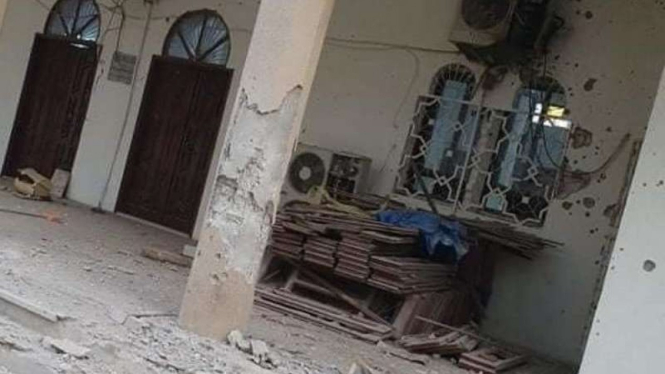 VIVA Militer: Masjid di Ain Zara, Libya, rusak parah usai serangan Pasukan LNA