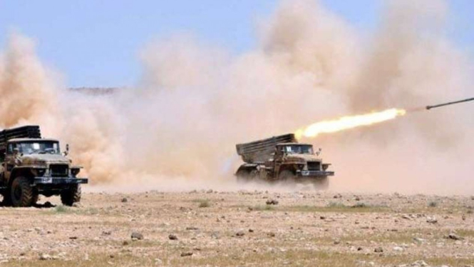 VIVA Militer: Truk  rudal Tentara Arab Suriah (SAA)