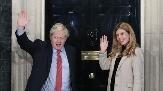 PM Boris Johnson dan istri
