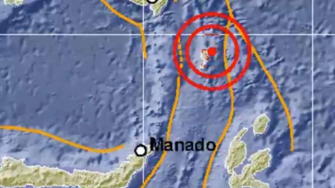 Gempa Bumi 5,2 SR di Kepulauan Talaud, Sulawesi Utara.