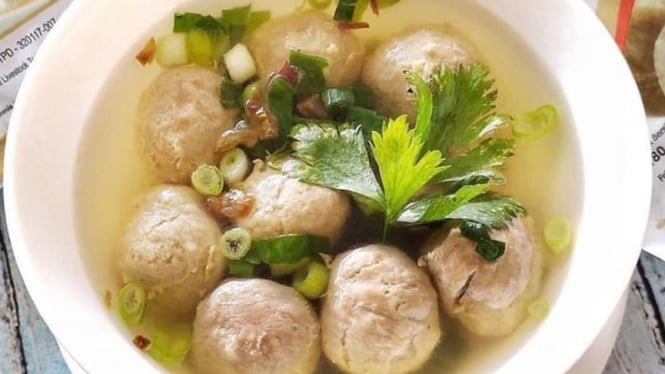 Ilustrasi bakso.