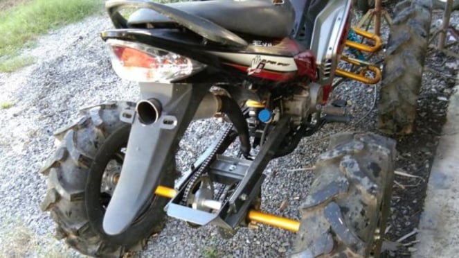 Yamaha Jupiter MX bergaya ATV