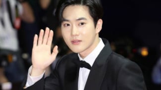 Jelang Konser, Suho EXO Sapa Penggemar di Jakarta: Bangun Sayang!