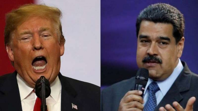 VIVA Militer: Presiden AS, Donald Trump, dan Presiden Venezuela, Nicolas Maduro