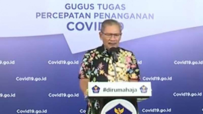 Juru Bicara Pemerintah untuk penanganan COVID-19, Achmad Yurianto.