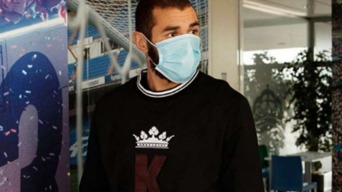Bomber Real Madrid, Karim Benzema.