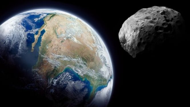 Asteroid mendekat ke Bumi.