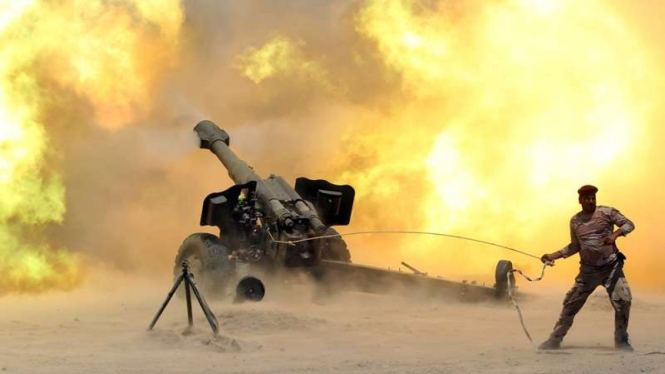 VIVA Militer: Personel militer Irak dalam pertempuran melawan teroris ISIS