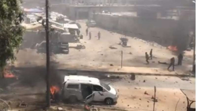 VIVA Militer: Ledakan bom di Aleppo, Suriah