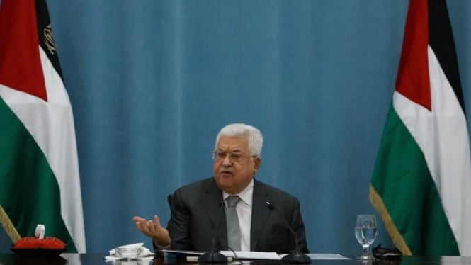 Presiden Palestina, Mahmoud Abbas. 