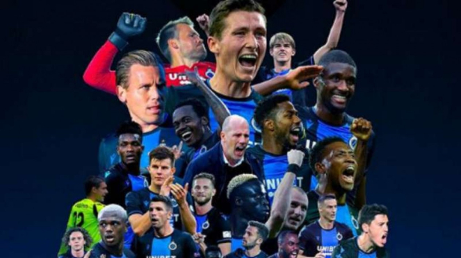 Club Brugge juara Liga Belgia 2019/20.