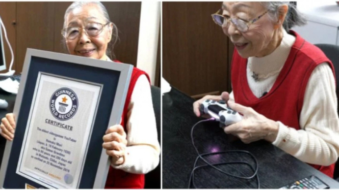 Nenek usia 90 tahun rebut rekor sebagai YouTuber gamer tertua di dunia