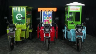 Gak Cuma Mobil, Gerobak dan Sepeda Kayuh Juga Bisa Pakai Setrum