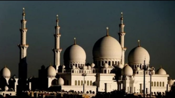 Ilustrasi Masjid Abu Dhabi (Foto/Pixabay)