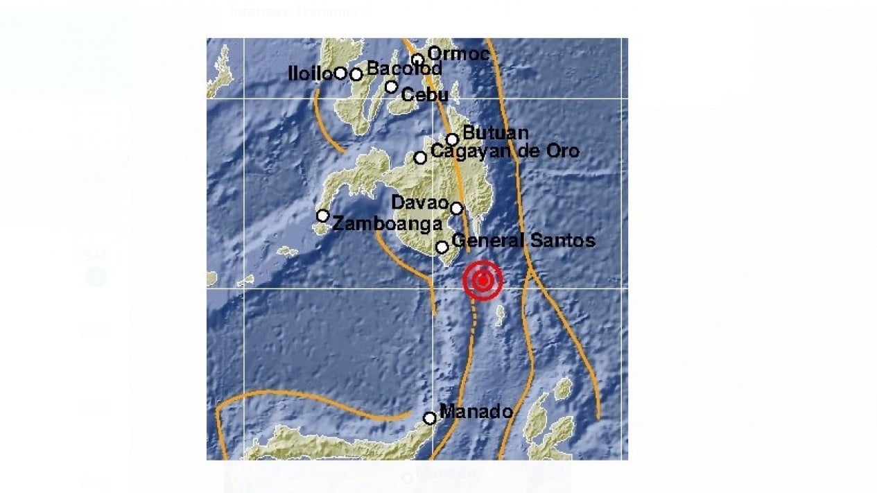 Foto Gempa 5 3 Sr Guncang Sulut Hingga Mindanao Filipina