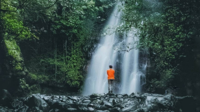 Curug Ciampea Wisata  Air Terjun di  Bogor Yang Instagramable