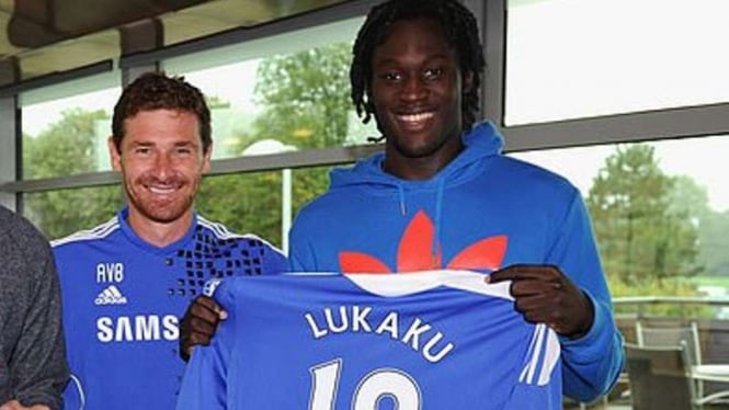 Romelu Lukaku dan Andres Villas-Boas