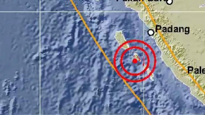 Gempa 5,3 Magnitudo Guncang Mentawai