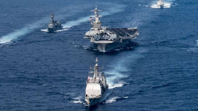 VIVA Militer: Armada Militer Amerika Serikat (AS) di Laut China Selatan