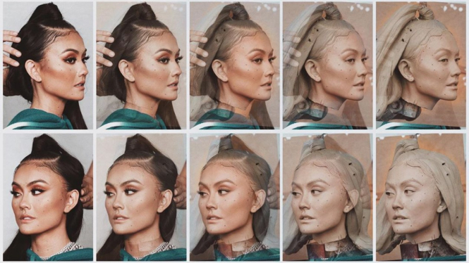 Patung lilin Agnez Mo di Madame Tussauds