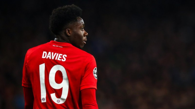 Bintang muda Bayern Munich, Alphonso Davies.